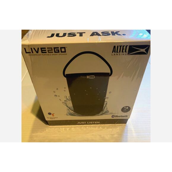 Altec Lansing Live 2 Go WiFi / Bluetooth Google Assistant Speaker sealed New - Picture 7 of 9